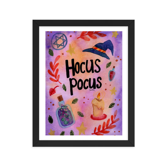 Framed poster - Halloween Hocus Pocus