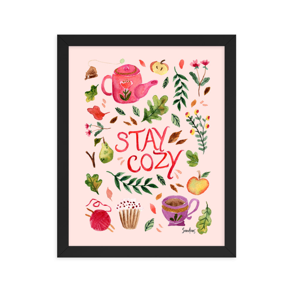 Framed poster - Cozy Autumn