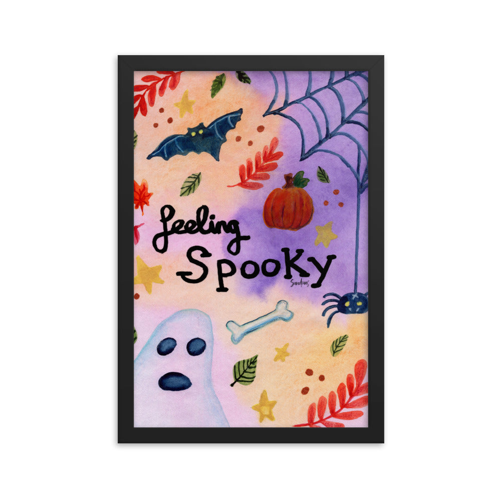 Framed poster - Halloween Feeling Spooky