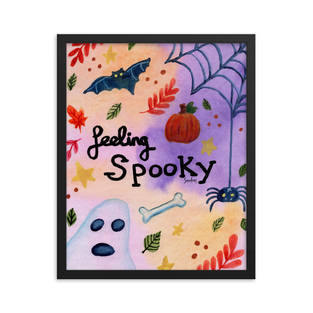 Framed poster - Halloween Feeling Spooky