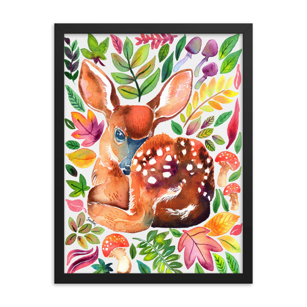 Framed poster - Baby Deer