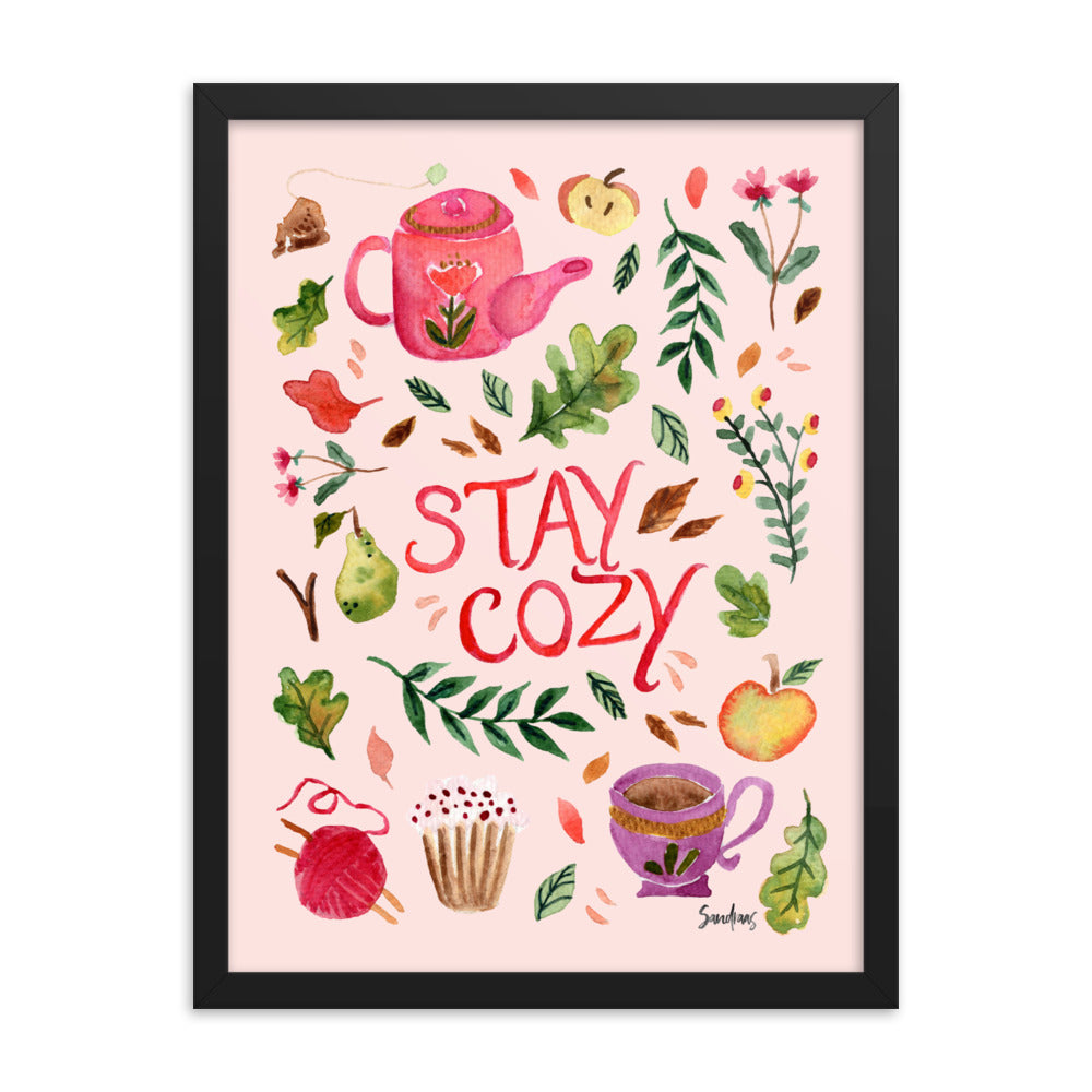 Framed poster - Cozy Autumn