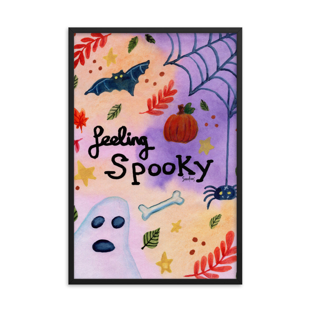 Framed poster - Halloween Feeling Spooky