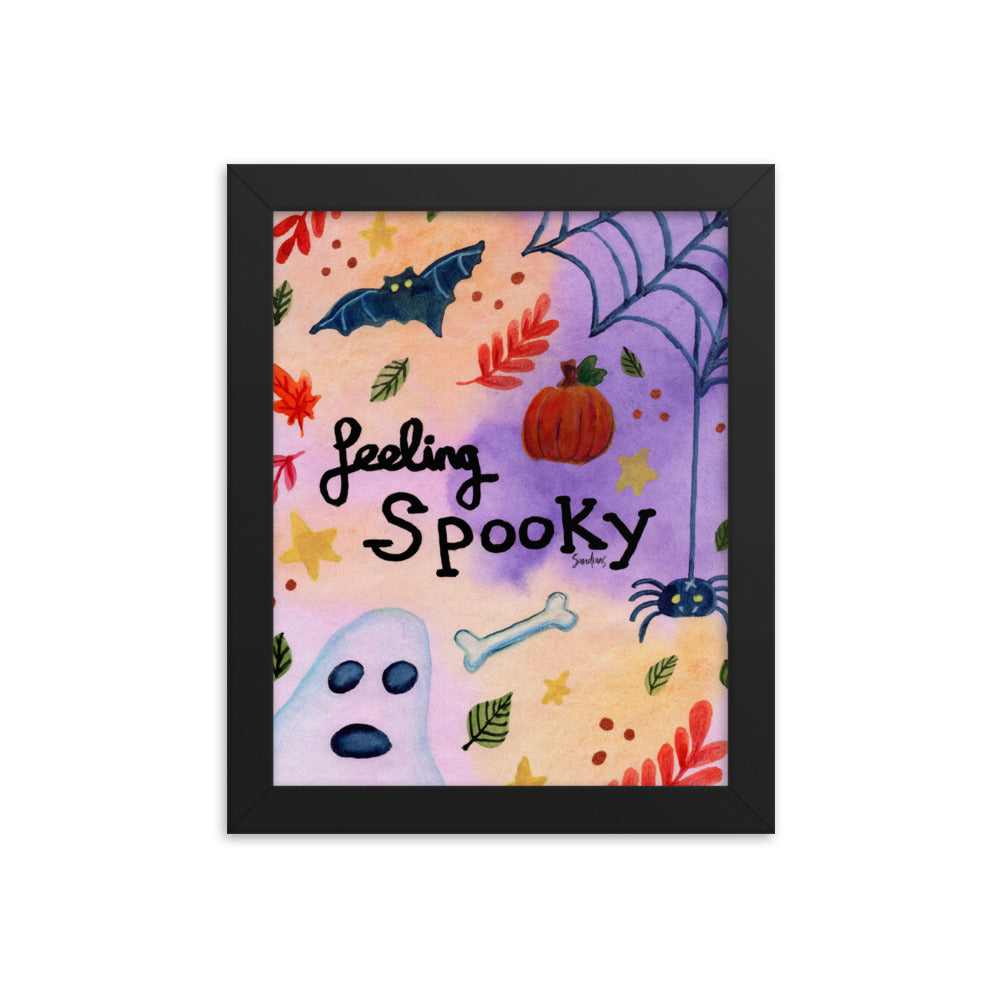 Framed poster - Halloween Feeling Spooky