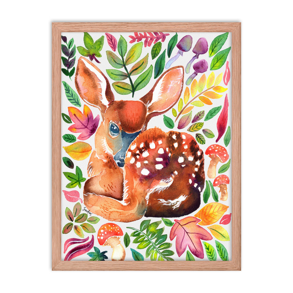 Framed poster - Baby Deer