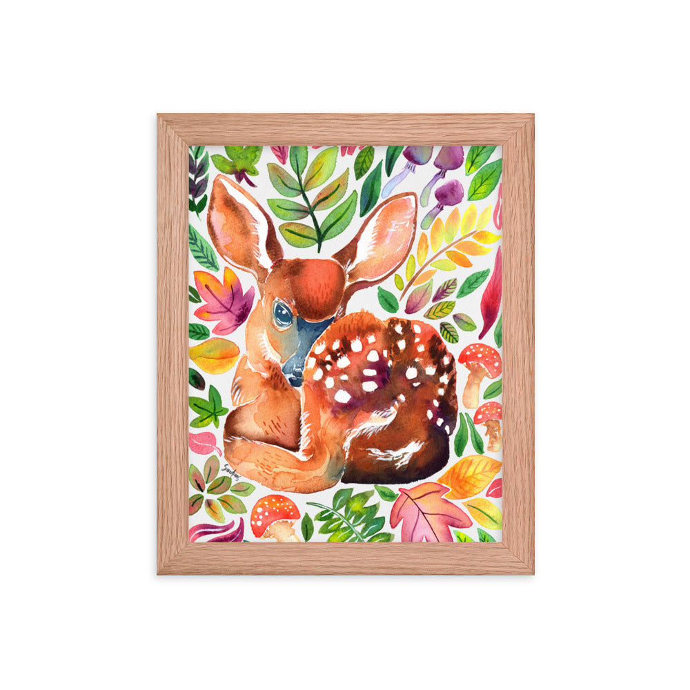 Framed poster - Baby Deer