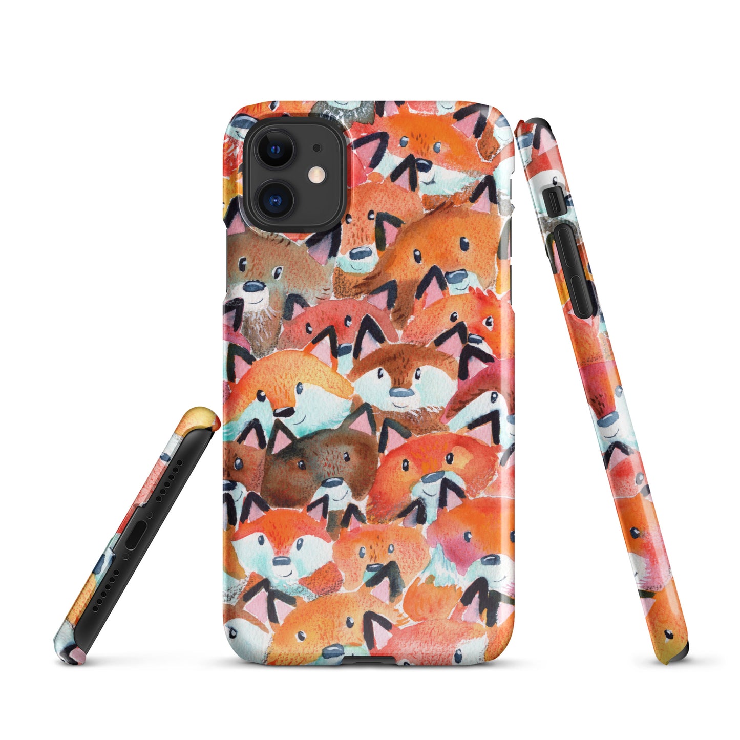 Snap case for iPhone® - Foxes