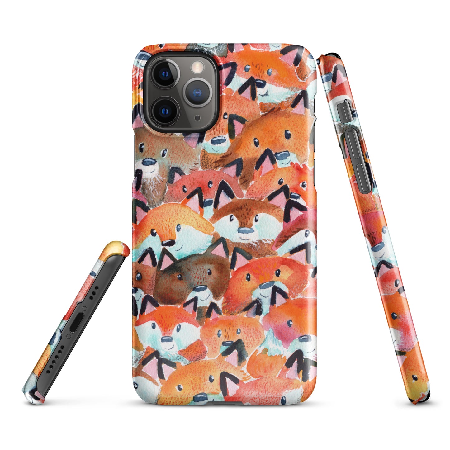 Snap case for iPhone® - Foxes