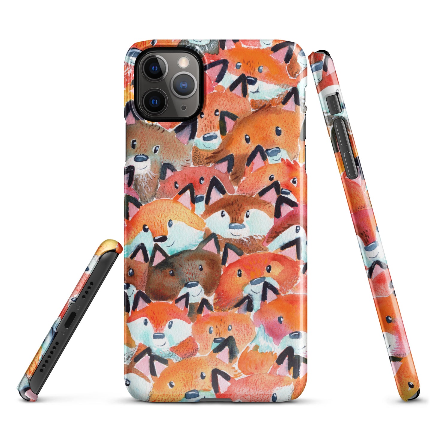 Snap case for iPhone® - Foxes