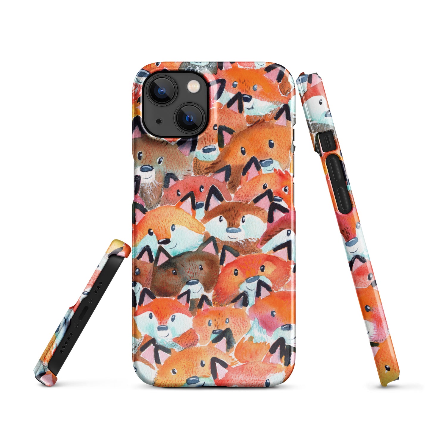 Snap case for iPhone® - Foxes