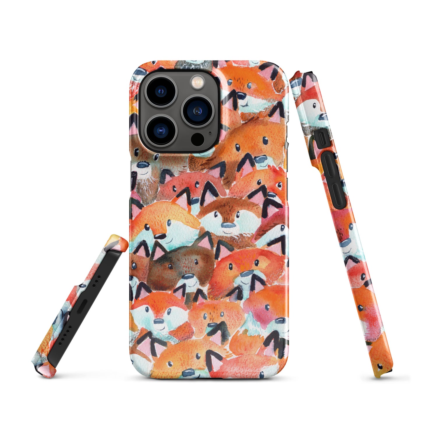 Snap case for iPhone® - Foxes