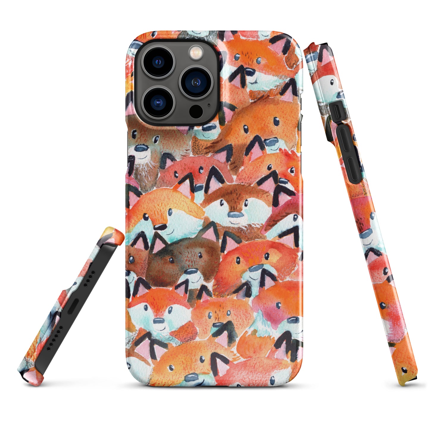 Snap case for iPhone® - Foxes