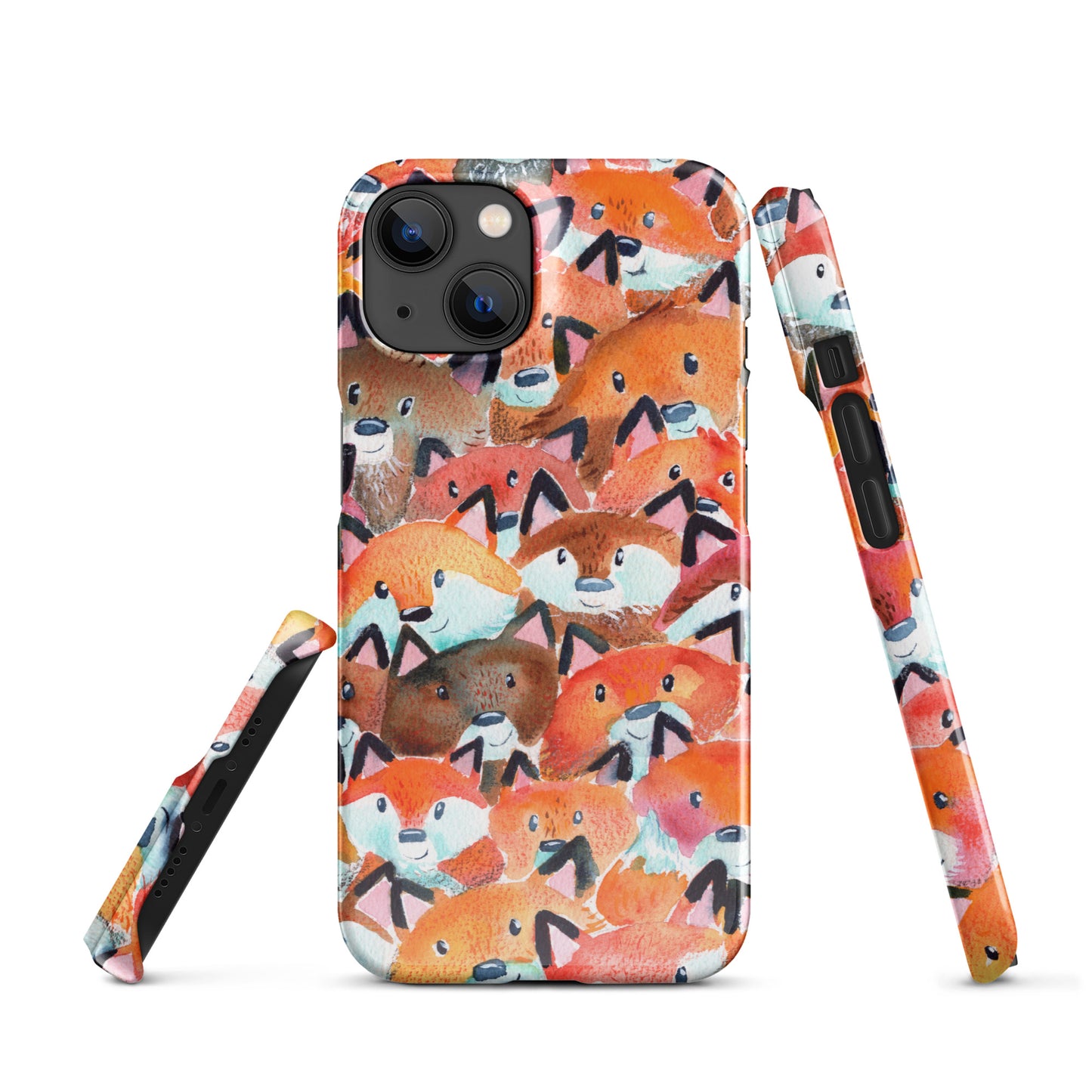 Snap case for iPhone® - Foxes