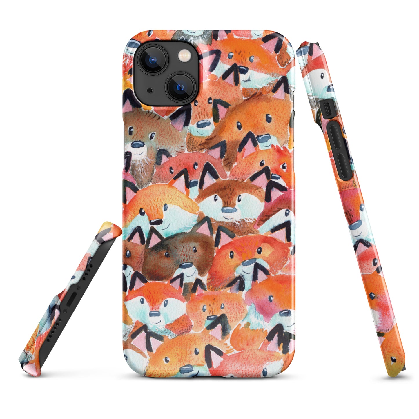 Snap case for iPhone® - Foxes