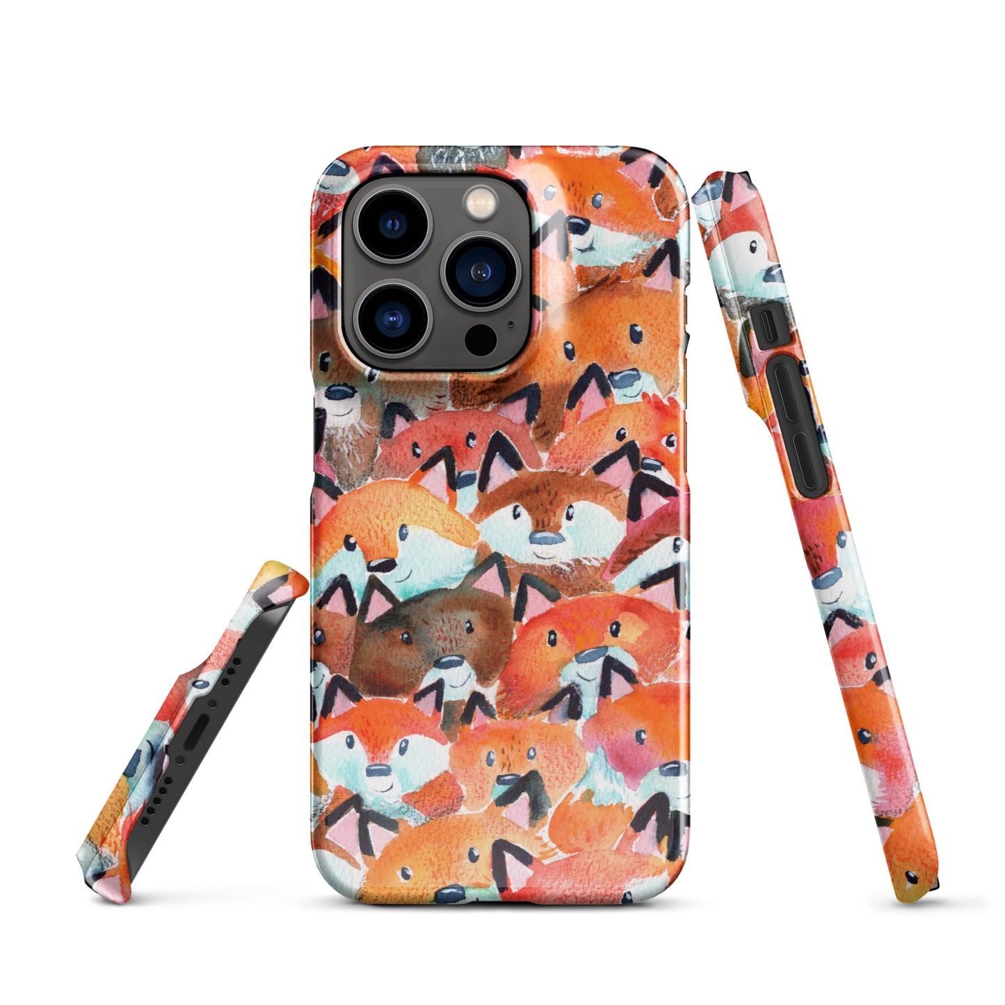 Snap case for iPhone® - Foxes