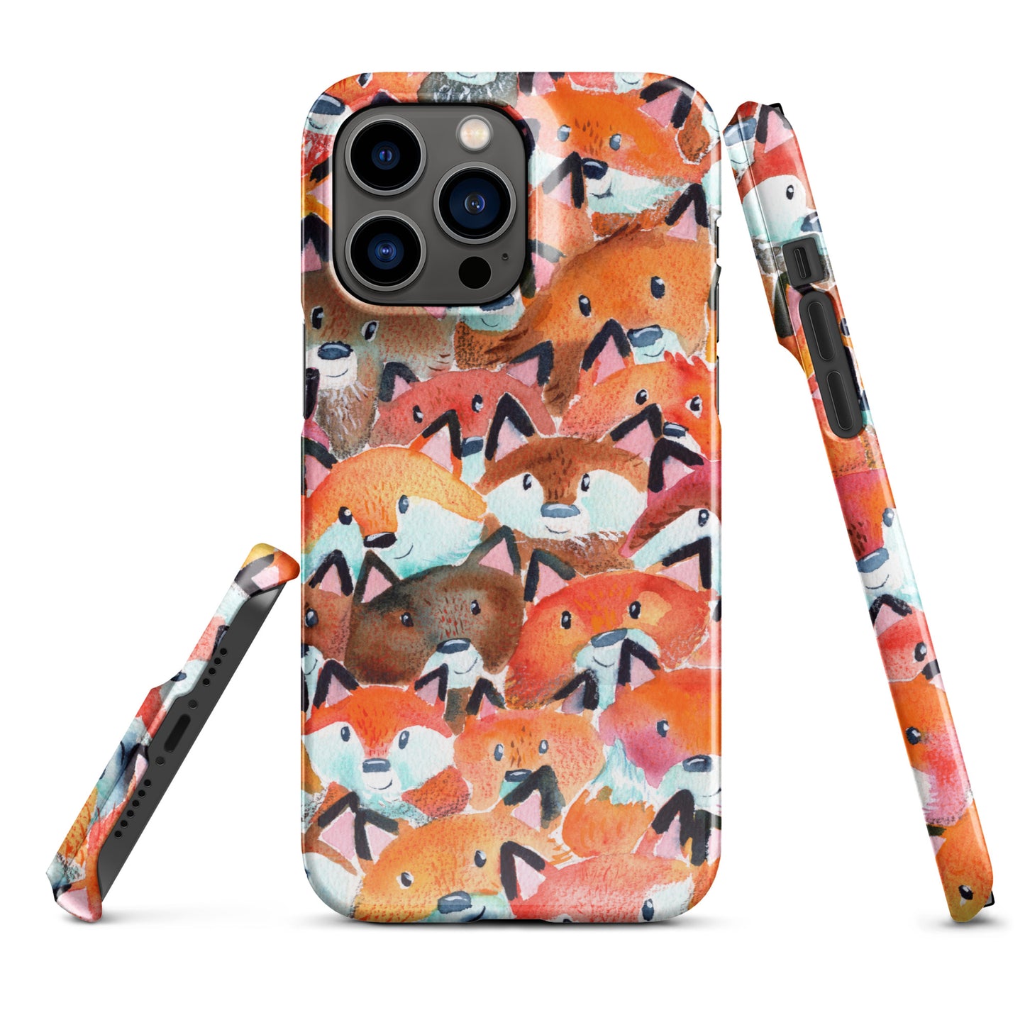 Snap case for iPhone® - Foxes