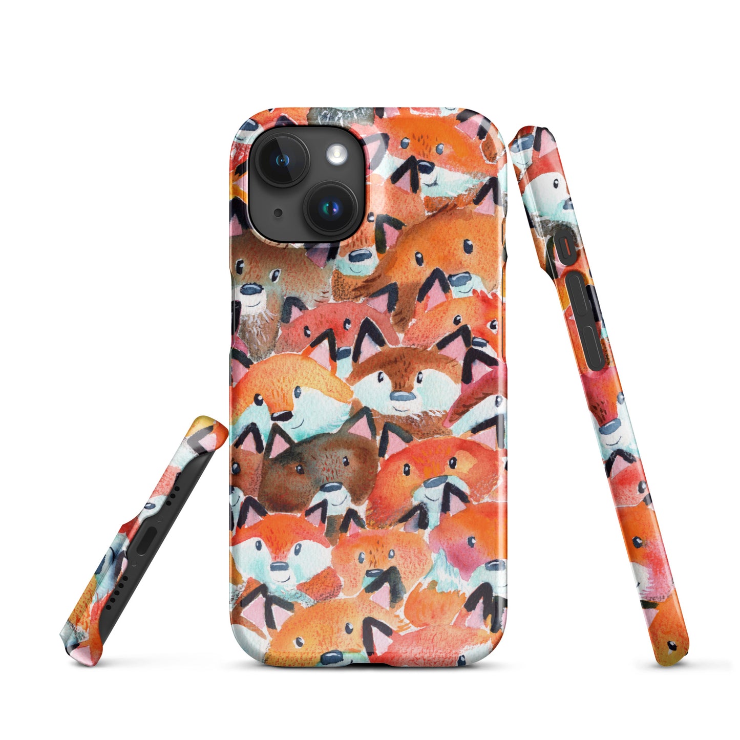 Snap case for iPhone® - Foxes