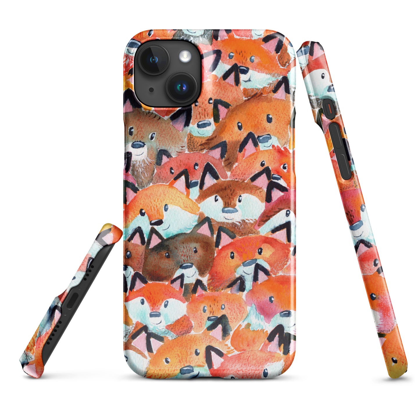 Snap case for iPhone® - Foxes