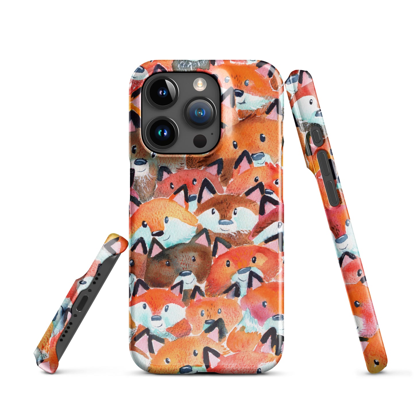 Snap case for iPhone® - Foxes