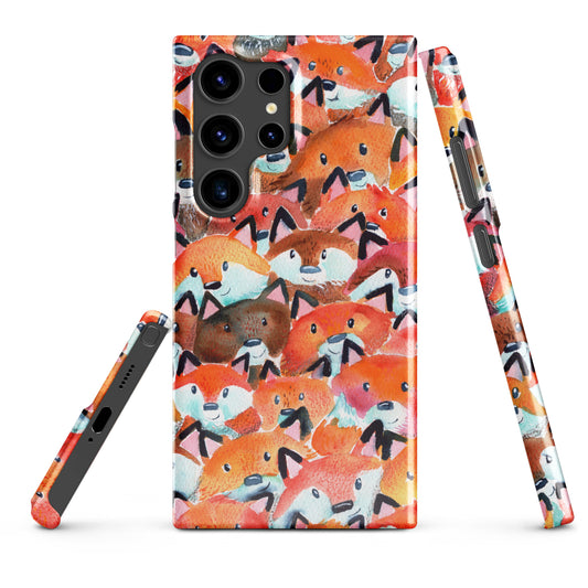 Snap case for Samsung® - Foxes