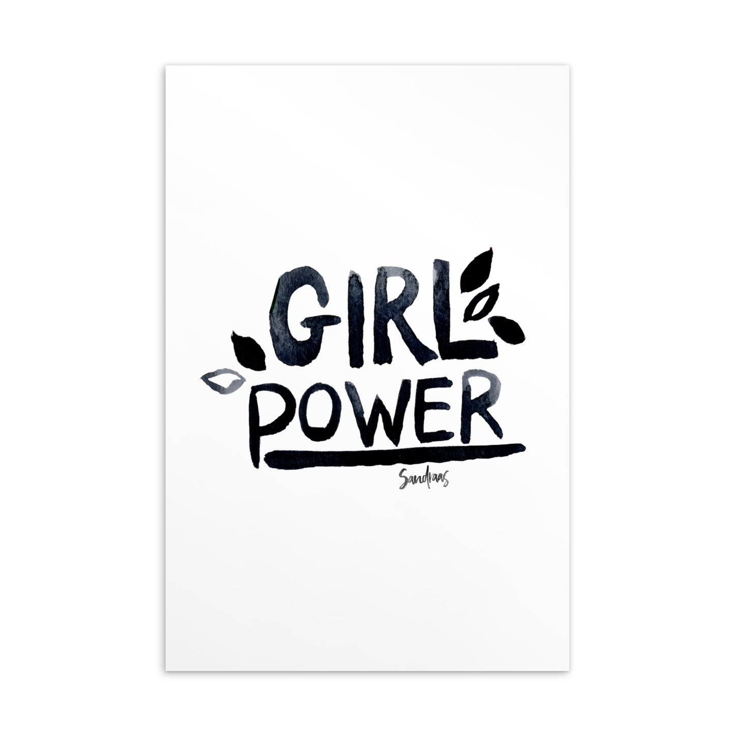 Standard Postcard - Girl Power