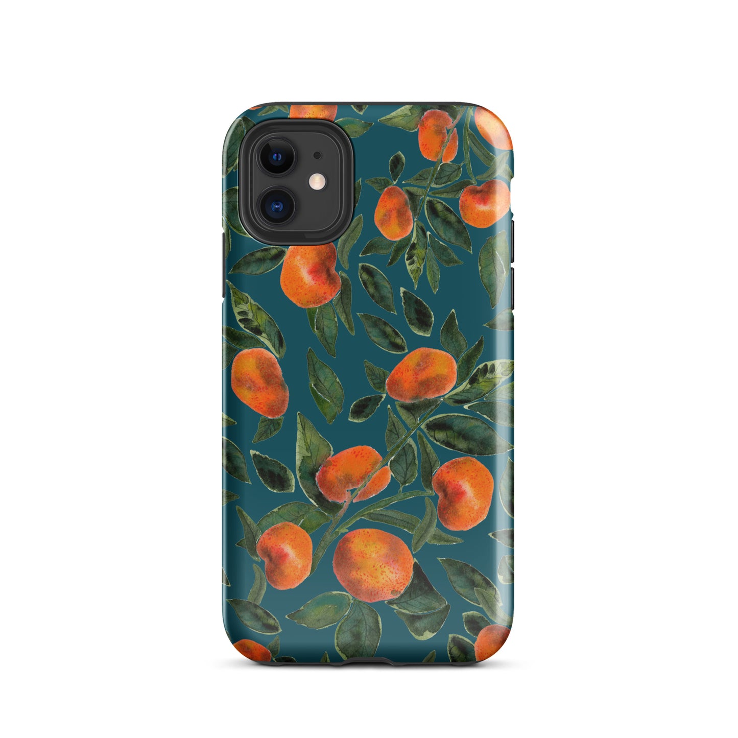 Tough Case for iPhone® - Dark blue - Tangerines