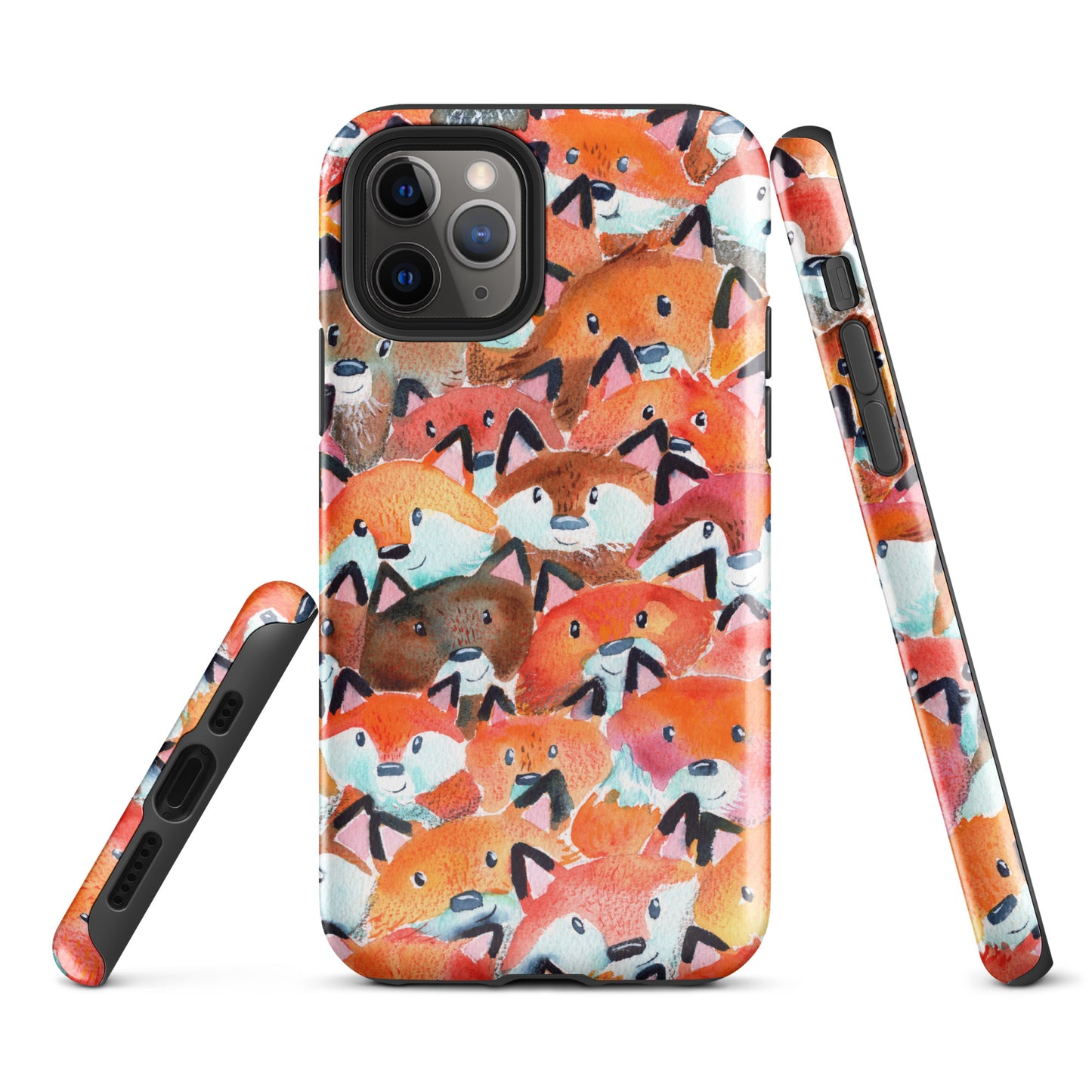 Tough Case for iPhone® - Foxes