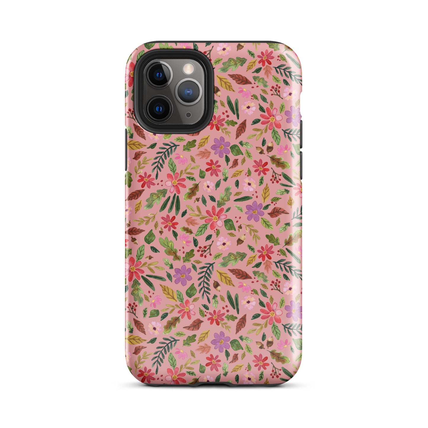 Tough Case for iPhone® - Pink Autumn Florals