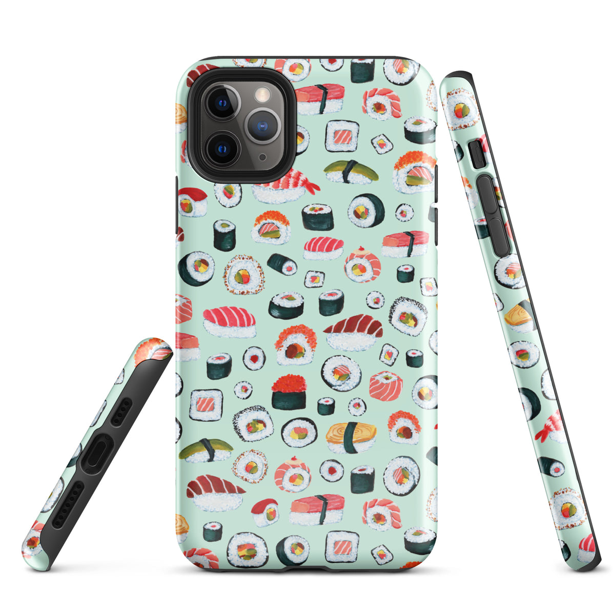 🍣 Tough iPhone® Case – Sushi (Mint) 💚📱 iPhone Case - SANDRAAS