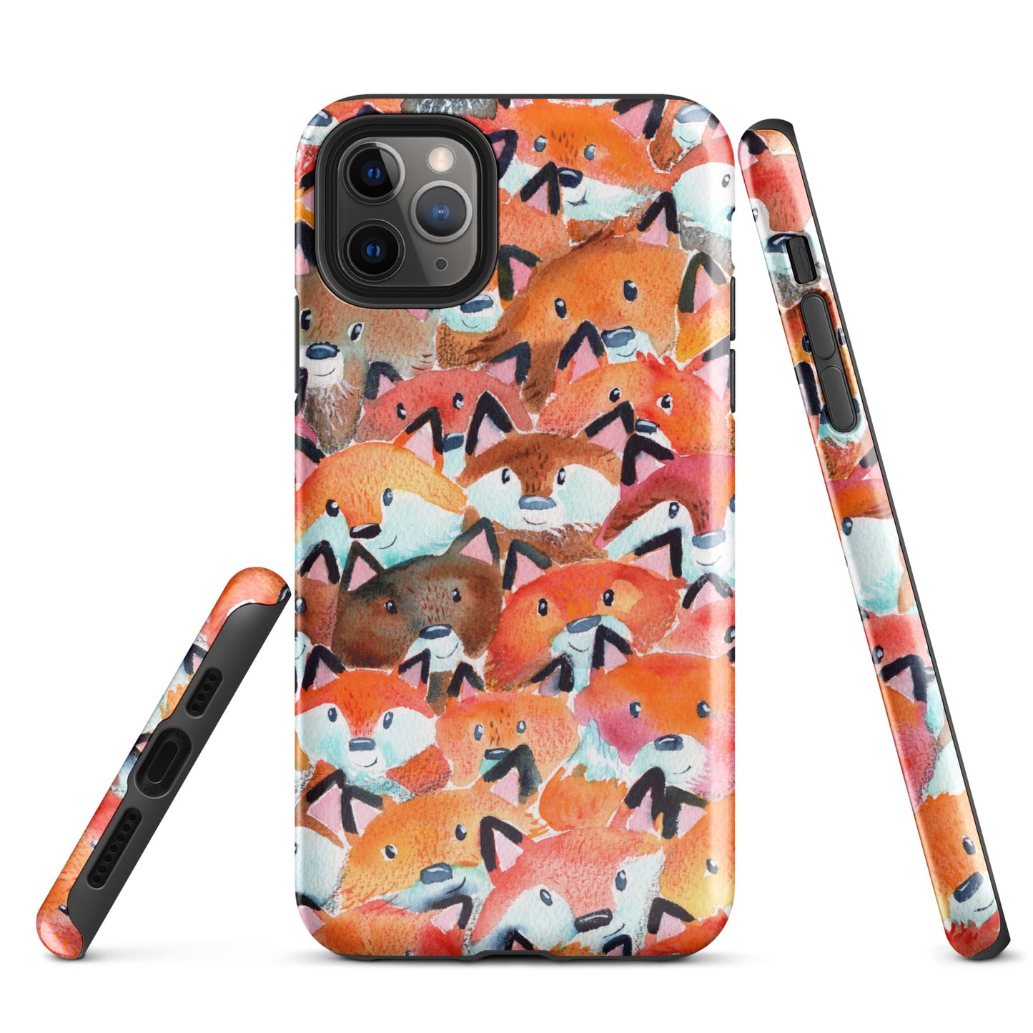 Tough Case for iPhone® - Foxes