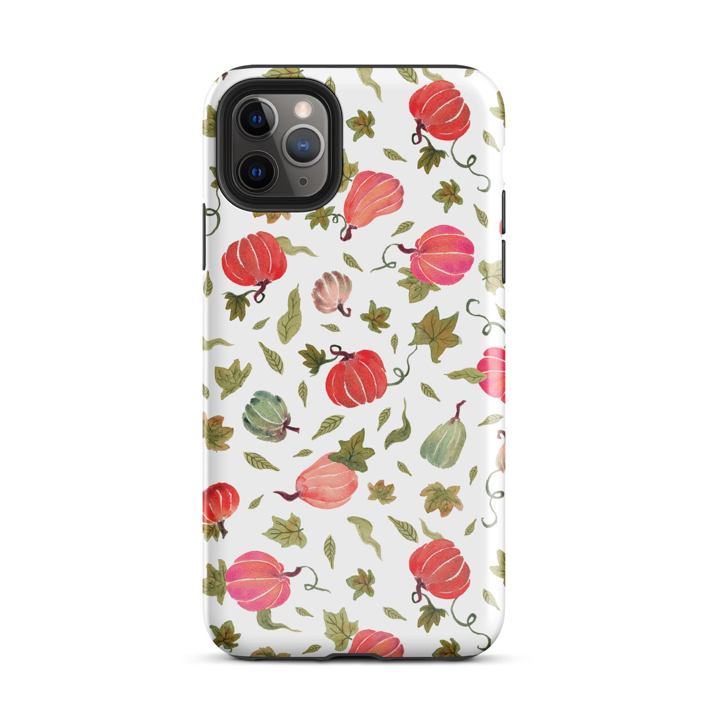 Tough Case for iPhone® - White Pink Pumpkins