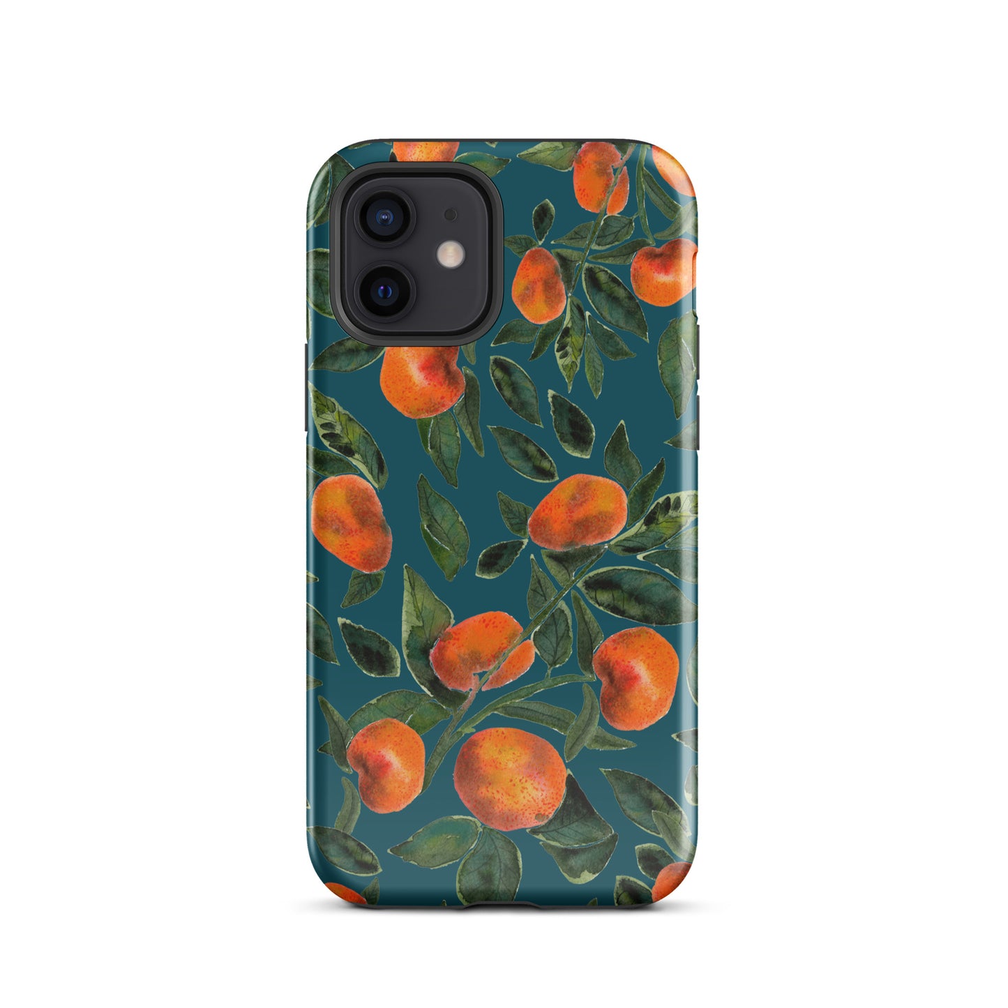 Tough Case for iPhone® - Dark blue - Tangerines