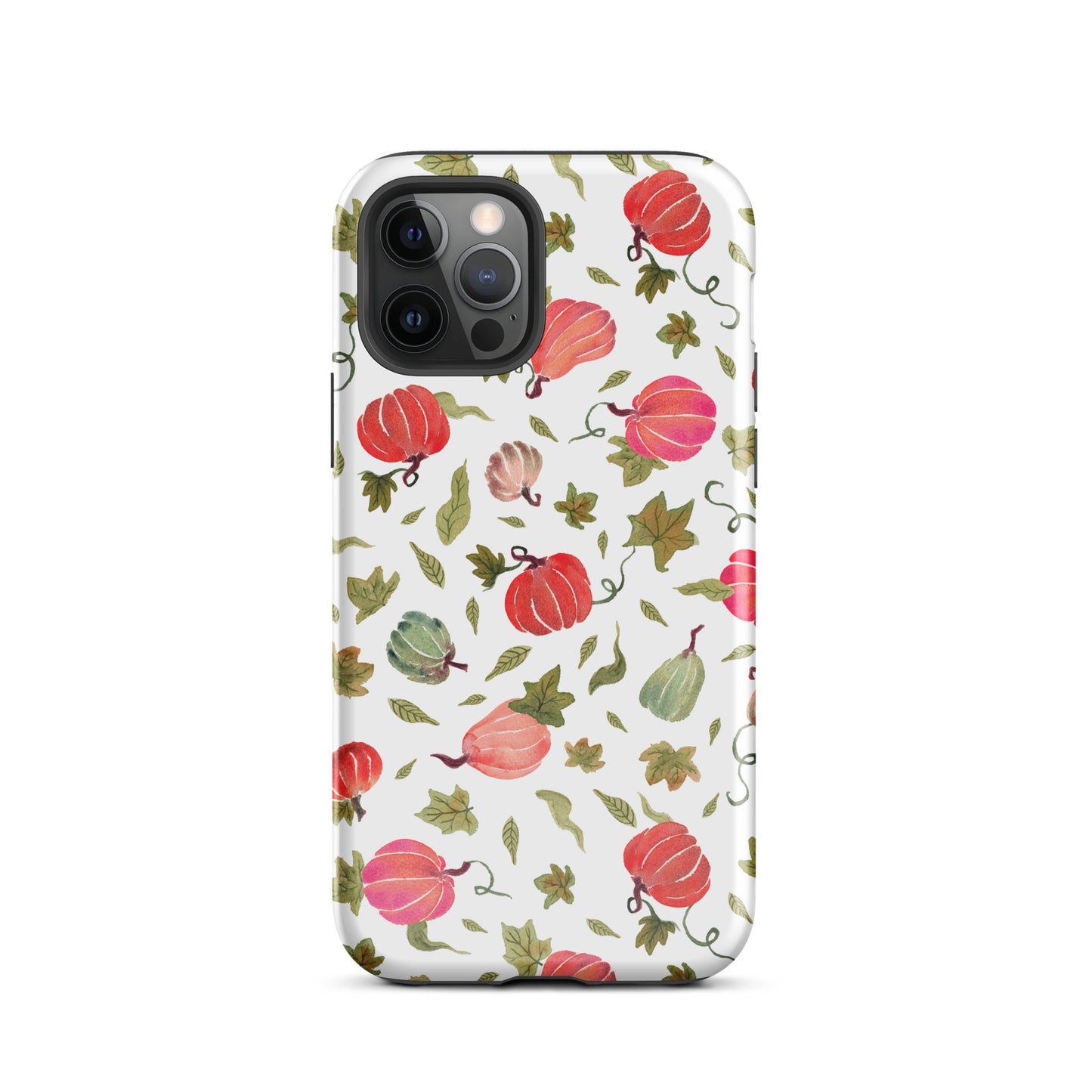 Tough Case for iPhone® - White Pink Pumpkins