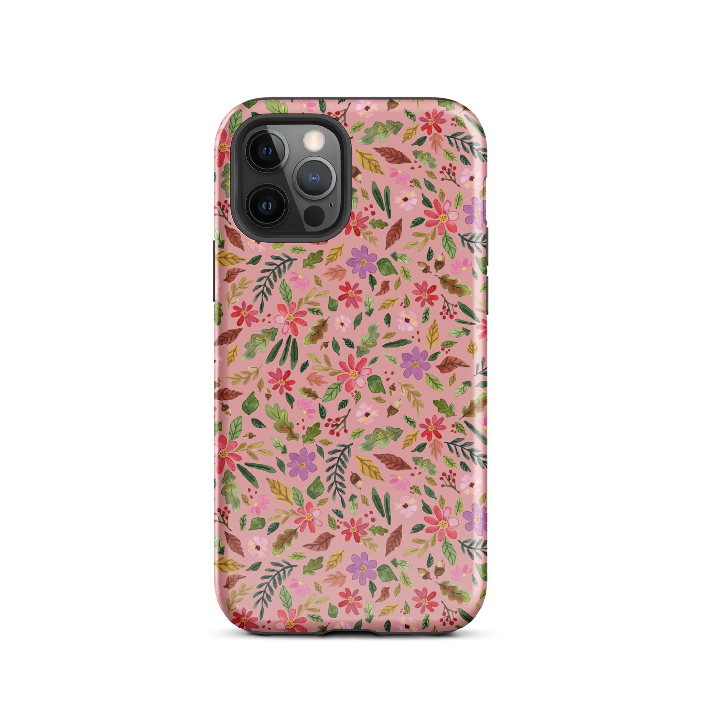 Tough Case for iPhone® - Pink Autumn Florals