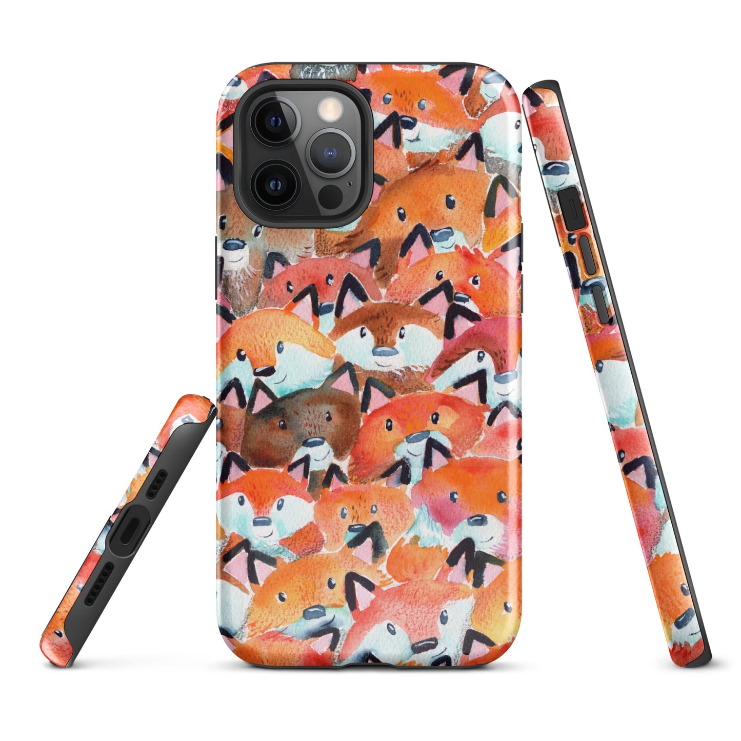 Tough Case for iPhone® - Foxes