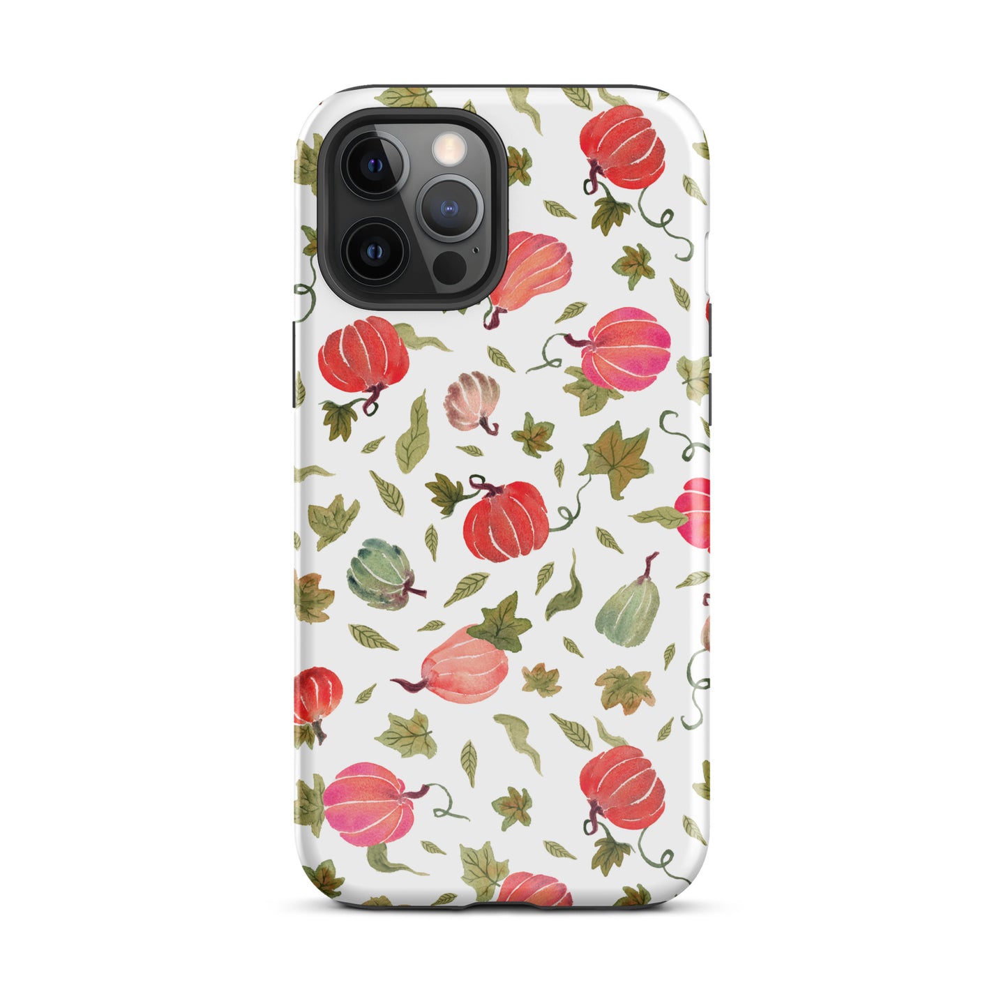 Tough Case for iPhone® - White Pink Pumpkins