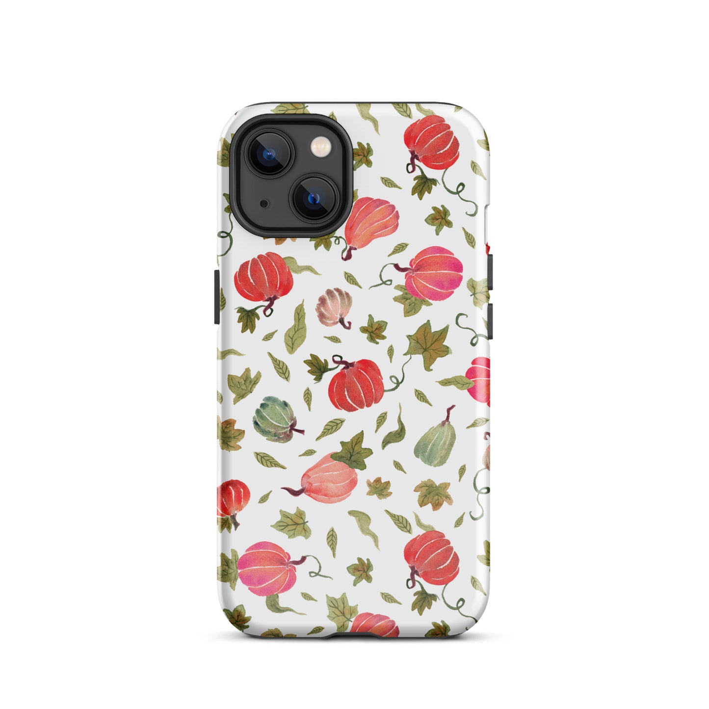 Tough Case for iPhone® - White Pink Pumpkins