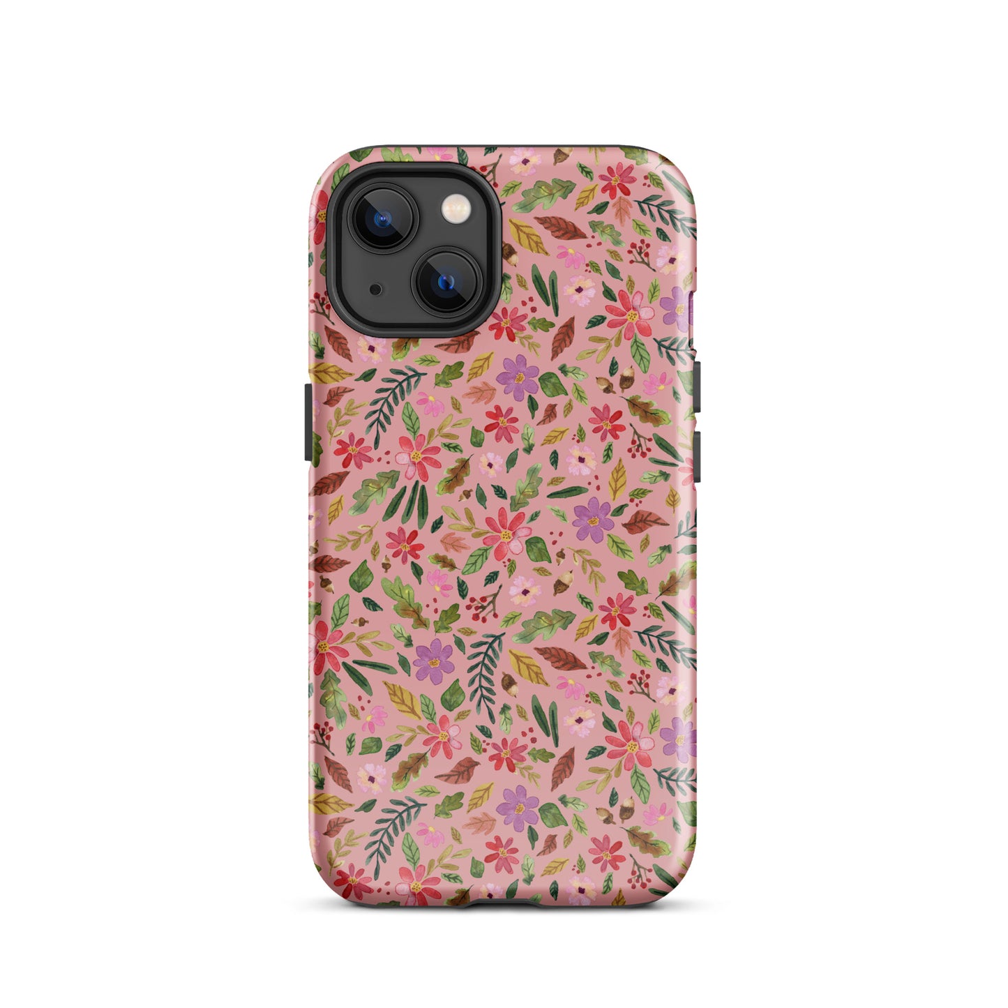 Tough Case for iPhone® - Pink Autumn Florals