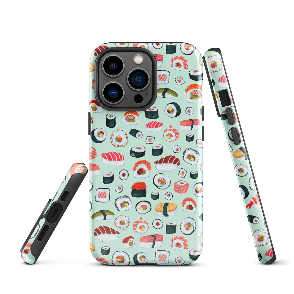 🍣 Tough iPhone® Case – Sushi (Mint) 💚📱 iPhone Case - SANDRAAS