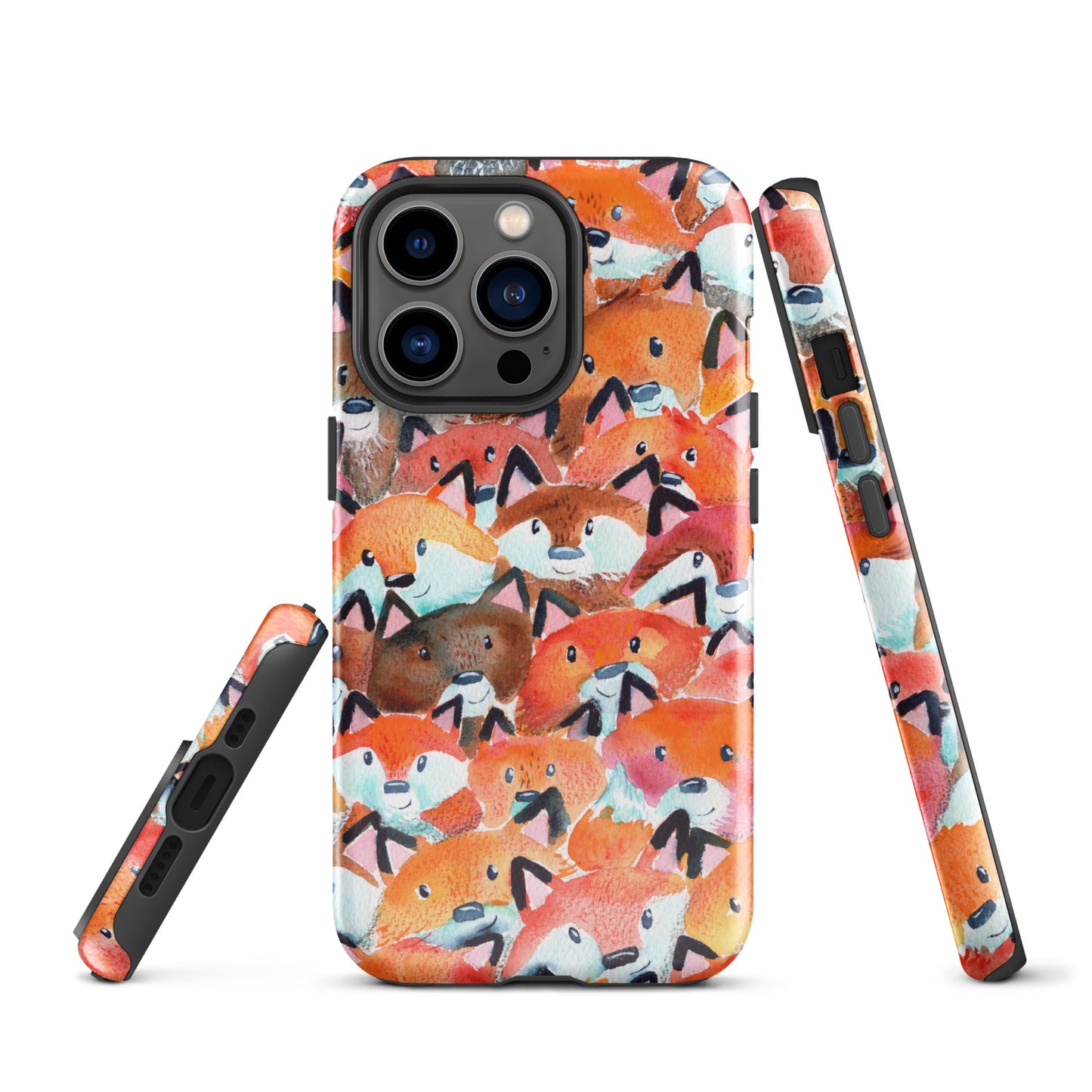 Tough Case for iPhone® - Foxes