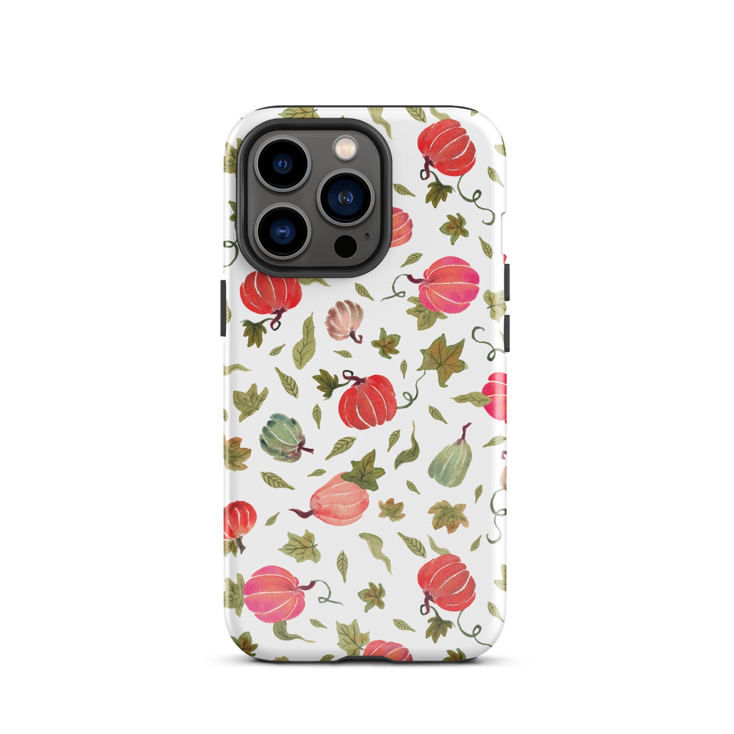 Tough Case for iPhone® - White Pink Pumpkins