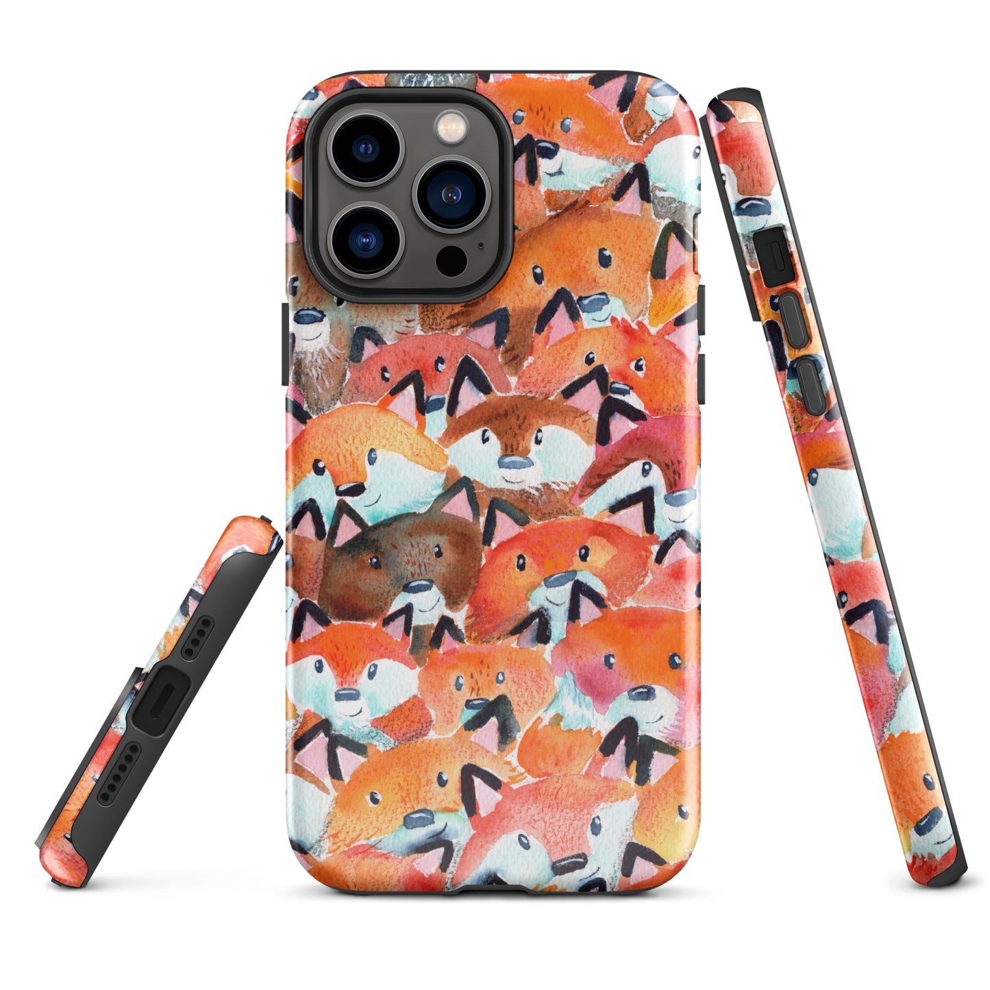 Tough Case for iPhone® - Foxes