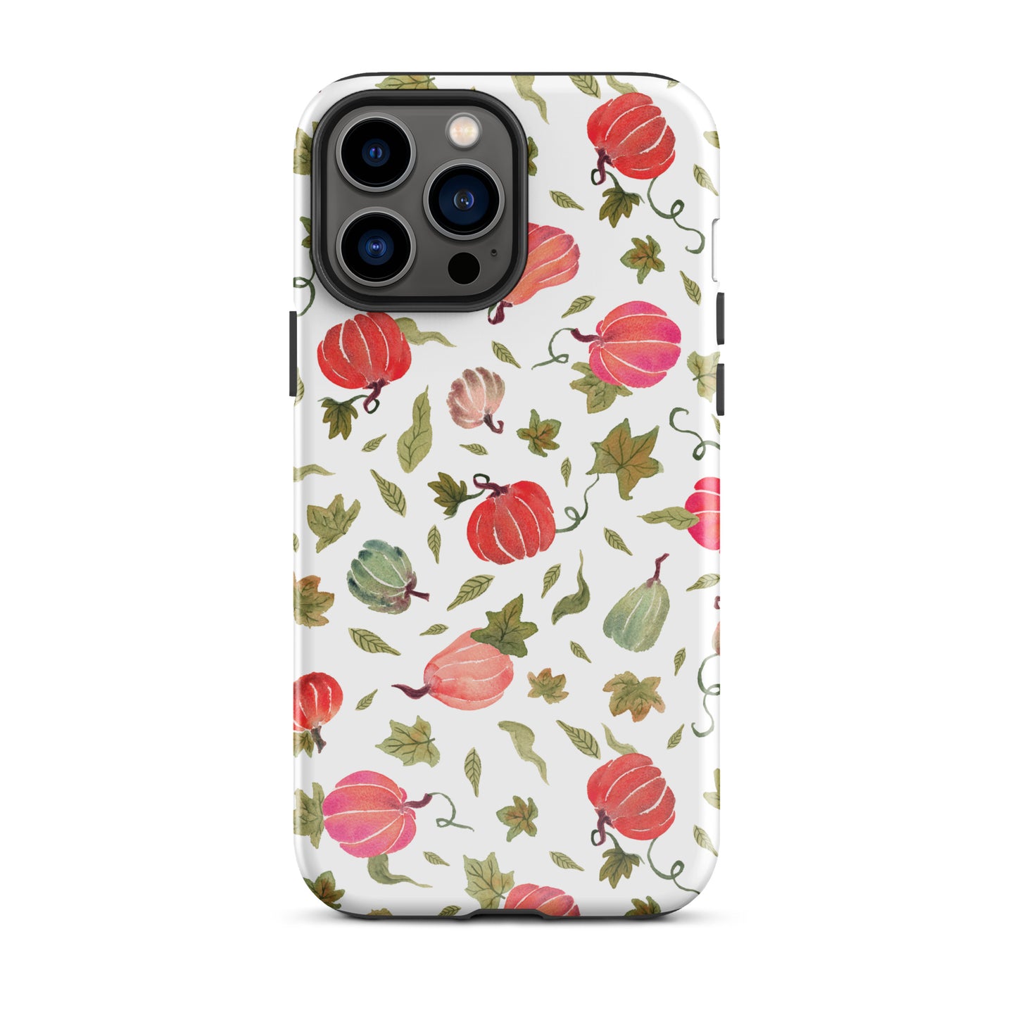 Tough Case for iPhone® - White Pink Pumpkins