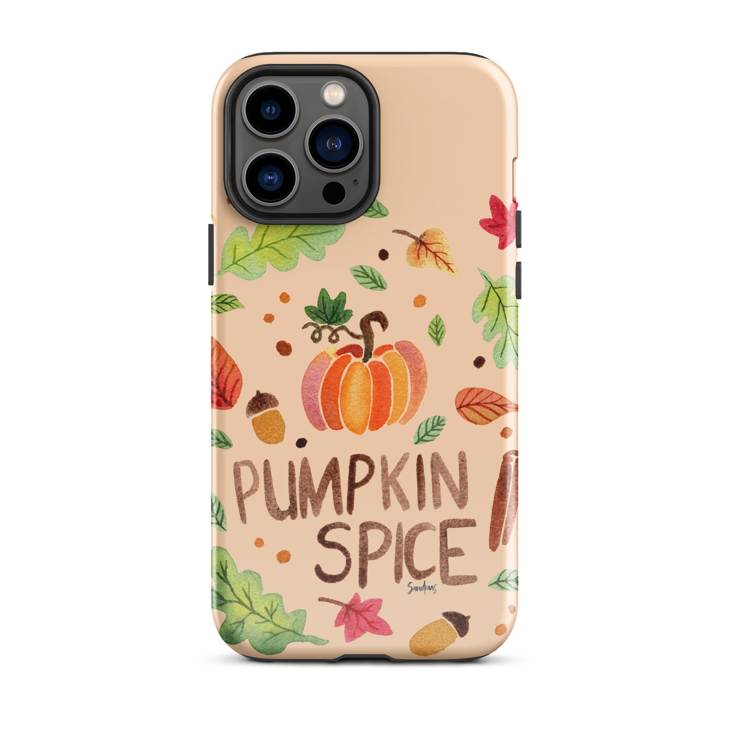 Tough Case for iPhone® - Pumpkin Spice Orange