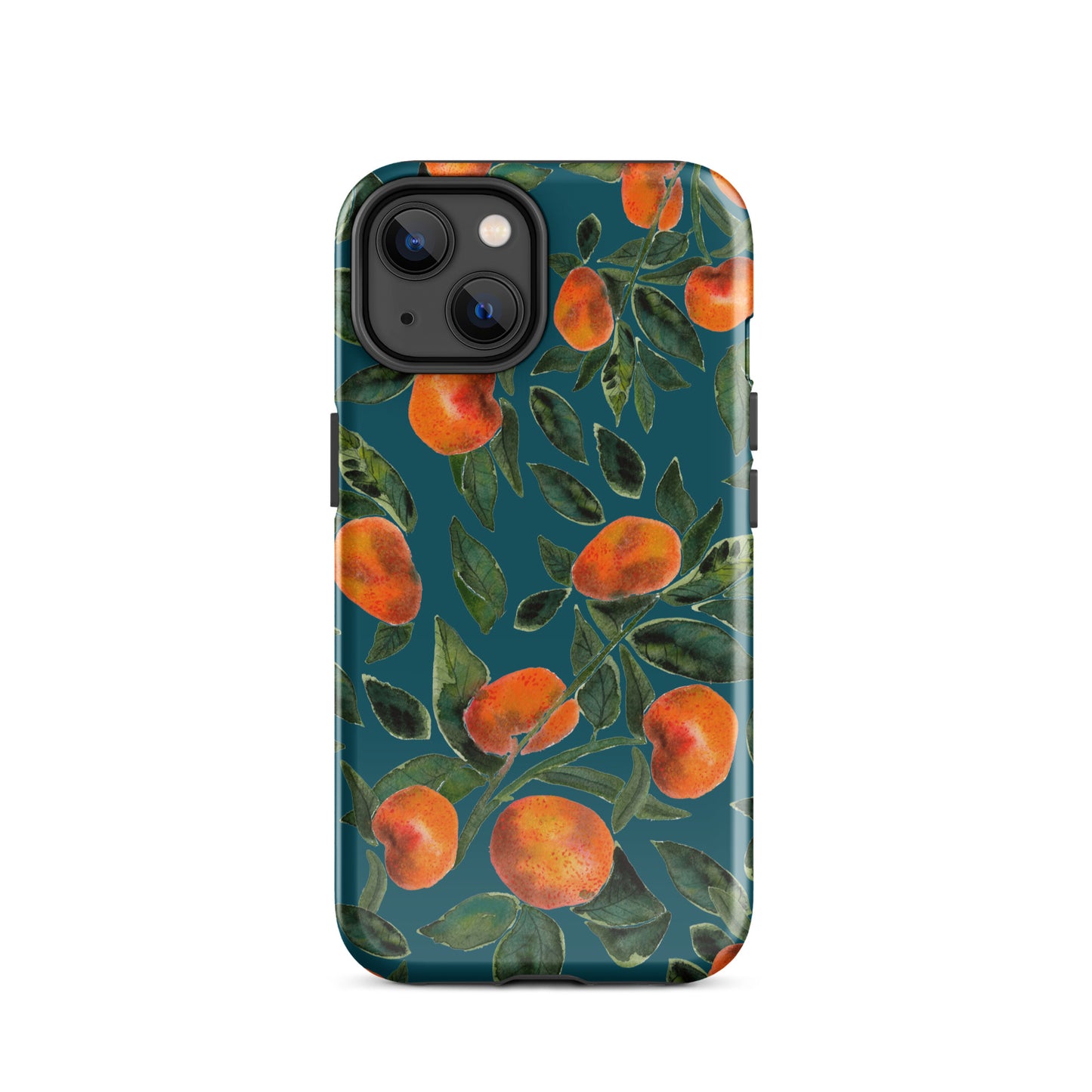 Tough Case for iPhone® - Dark blue - Tangerines