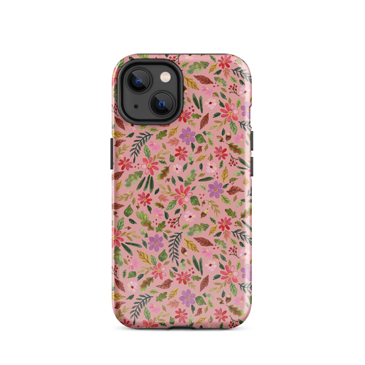 Tough Case for iPhone® - Pink Autumn Florals