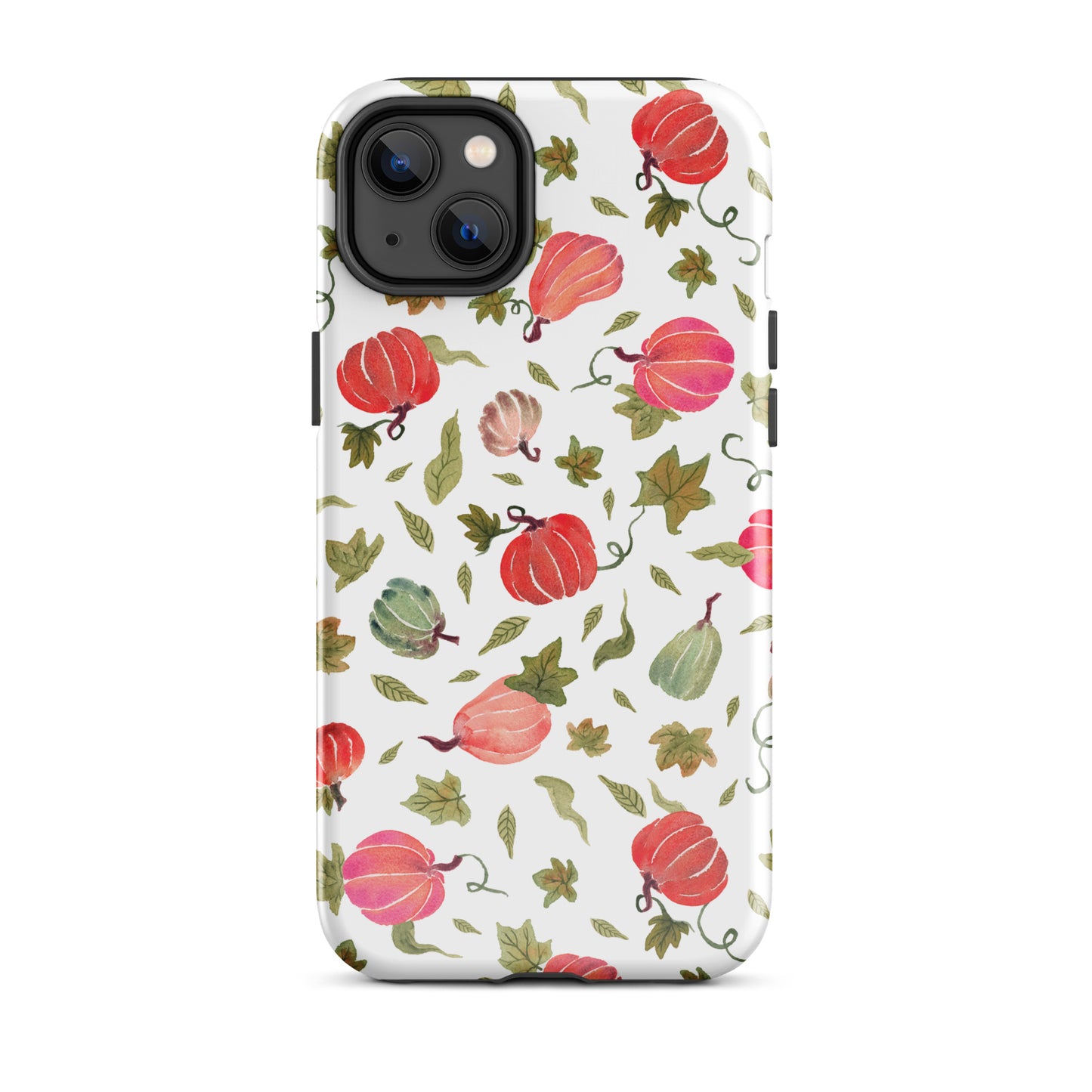 Tough Case for iPhone® - White Pink Pumpkins