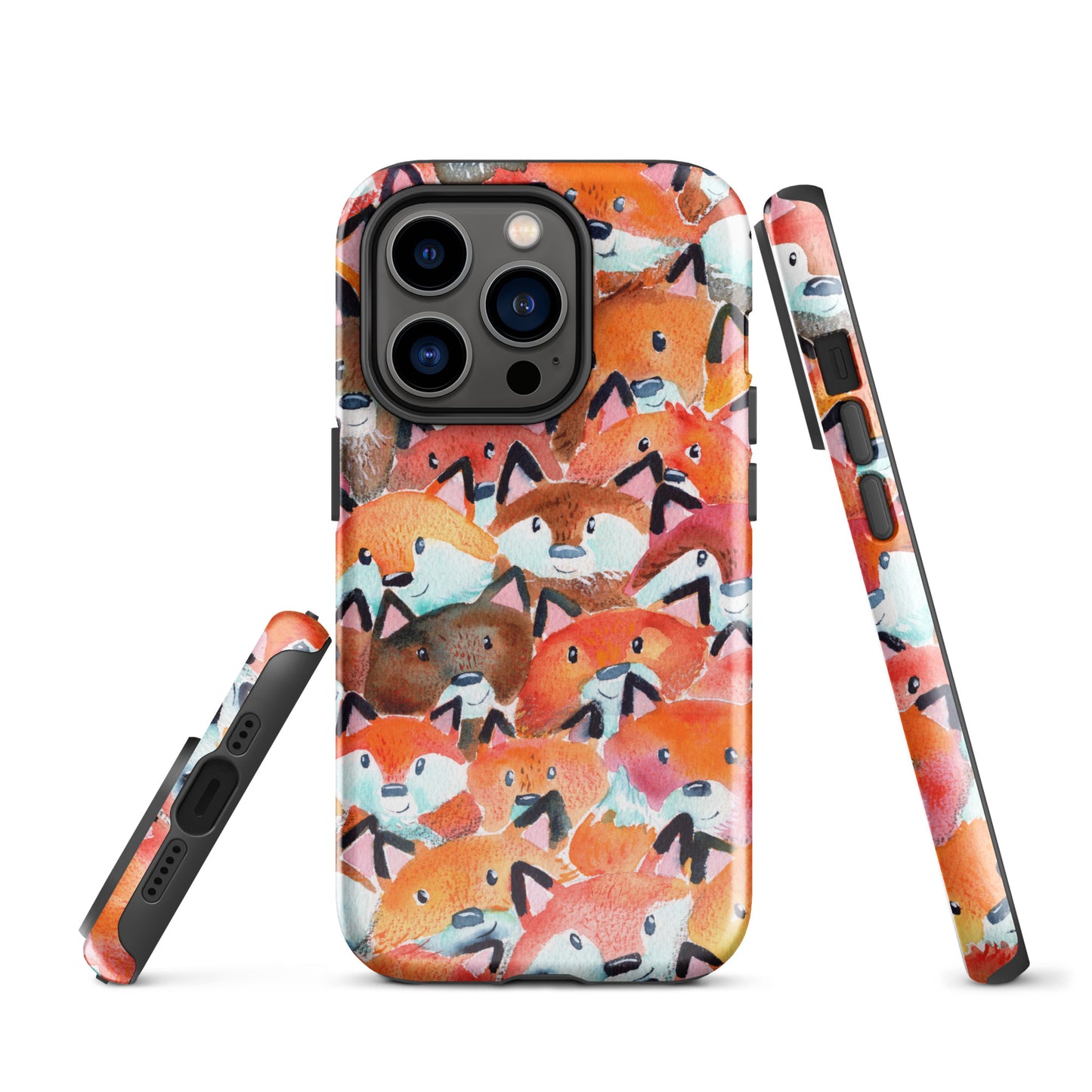 Tough Case for iPhone® - Foxes