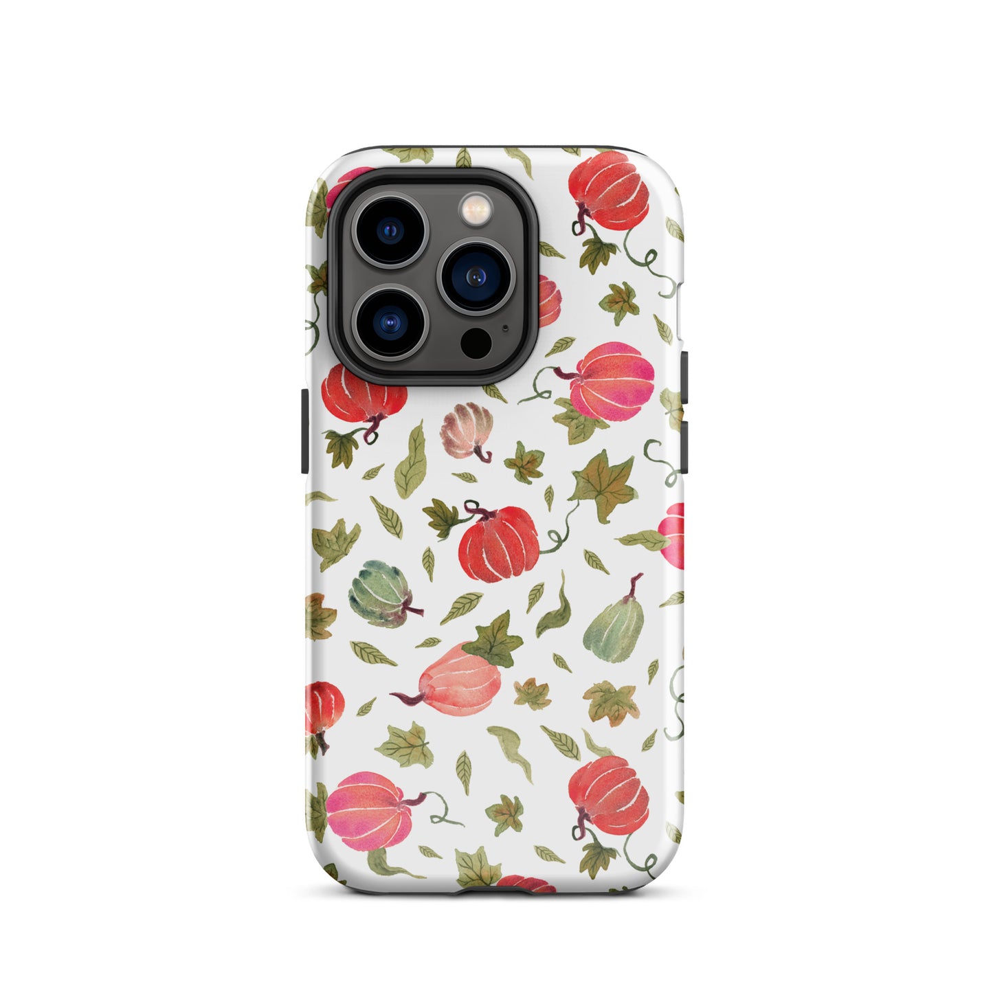 Tough Case for iPhone® - White Pink Pumpkins