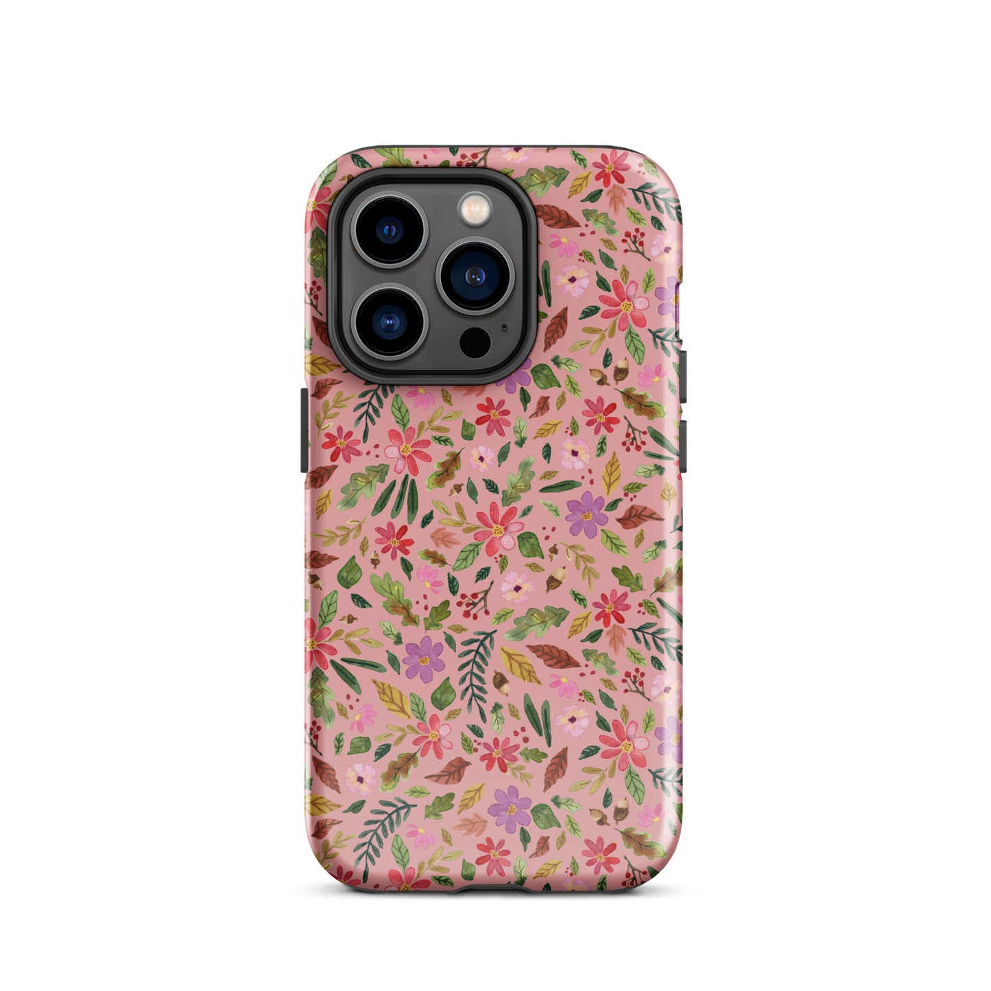 Tough Case for iPhone® - Pink Autumn Florals